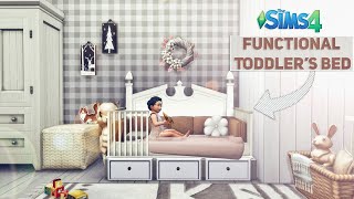 Functional Toddler's bed 🧸 (No CC)   Download link | the Sims 4