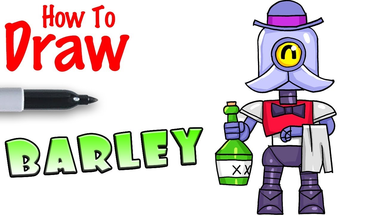 How To Draw Barley Brawl Stars Youtube - brawl stars barley zeichnen