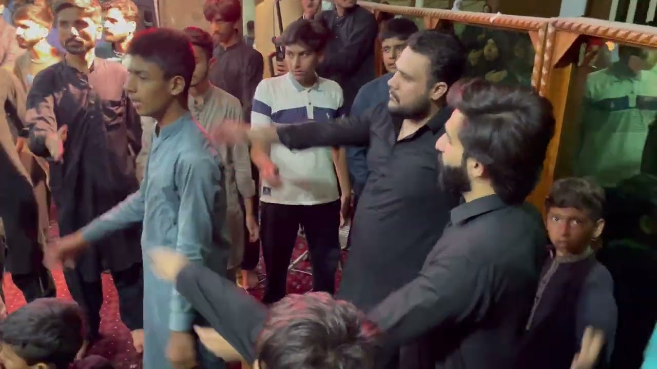 Raza Abbas Zaidi of Karachi At Madina Syedan Gujrat.. 