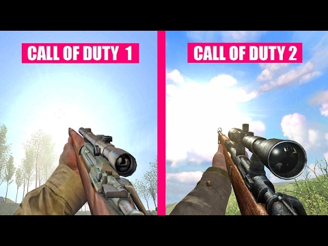 Call of Duty 1 vs Call of Duty 2 Silah Kulanışları [HD]