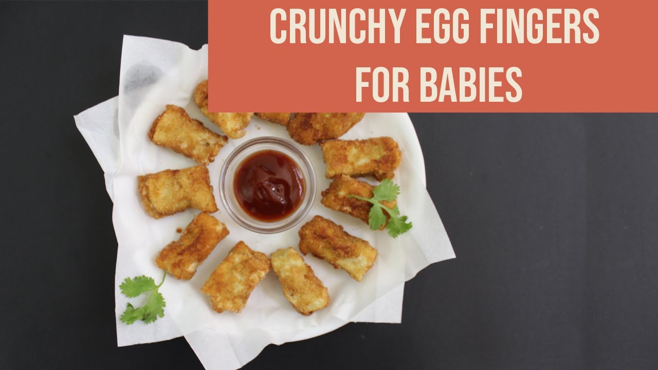 Crunchy Egg Fingers Recipe [Quick and easy snack recipe for kids]