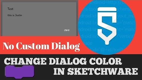 Change Dialog Color In Sketchware (( all codes In Description ))