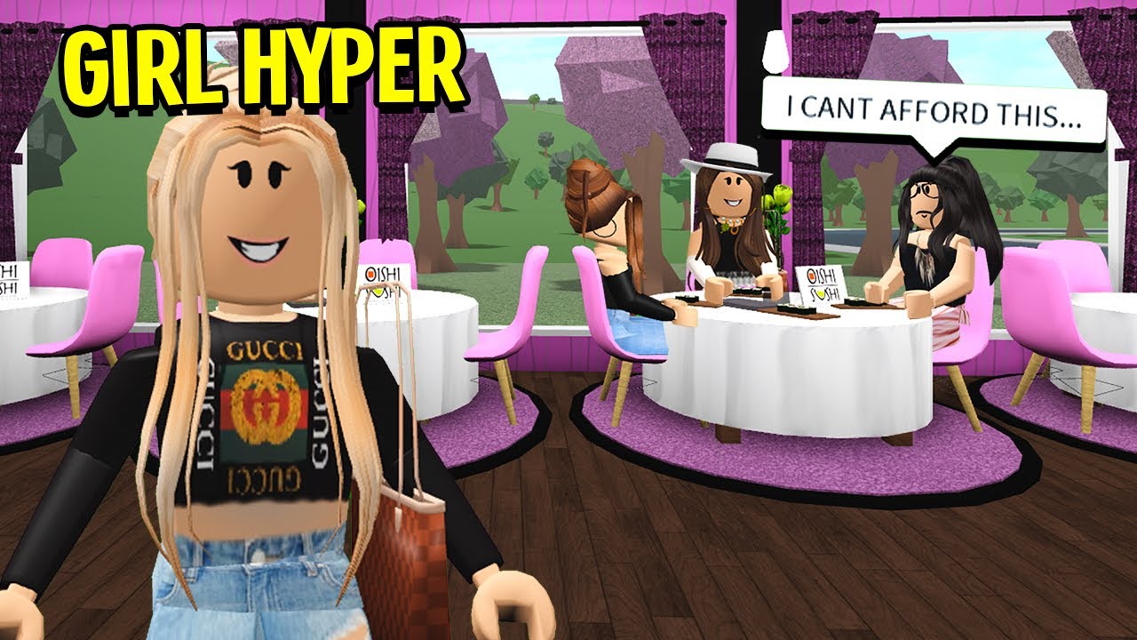 Restaurant Was For Rich Girls Only So I Went Undercover As Girl Hyper Roblox Bloxburg Youtube - they adopted teenagers only so i went undercover roblox
