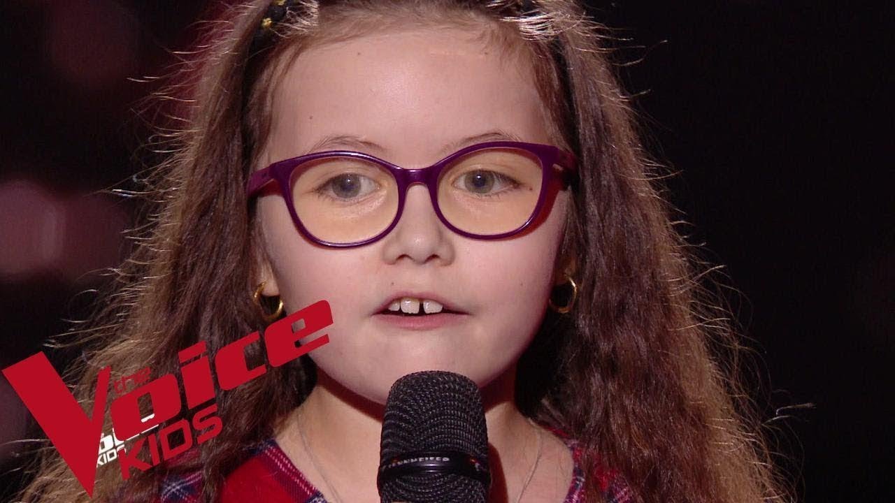 Serge Lama   Je suis malade  Emma  The Voice Kids France 2018  Blind Audition