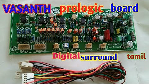 vasanth5.1 prologic prime Digital surround subwoofer board  tamil #jrsvelaudios#vasanthprologicboard