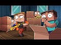 Minecraft - NERF BOX FORT HIDE AND SEEK CHALLENGE! (Nerf War Mod)