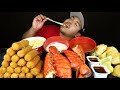 Red Lobster, Mozzarella Sticks, Mac and Cheese Mukbang