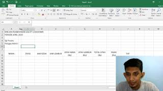 TUTORIAL EXCEL : Membuat Perhitungan Gaji dengan Menggunakan Fungsi IF TUTORIAL EXCEL : Membuat Perhitungan Gaji dengan Menggunakan Fungsi IF