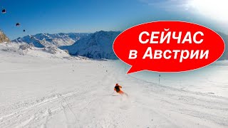 ИНСТРУКТОР показывает ПОЛНЫЙ СПУСК УЧЕНИКА в Зельдене с ледника Тифенбах