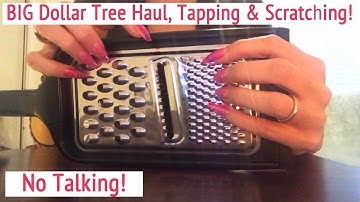 ASMR * BIG Dollar Tree Haul!!! * Fast Tapping & Scratching * No Talking * ASMRVilla