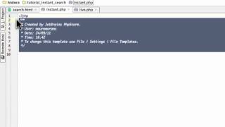 [TUTORIAL AjAX ITA] Creare un instant search in stile google!