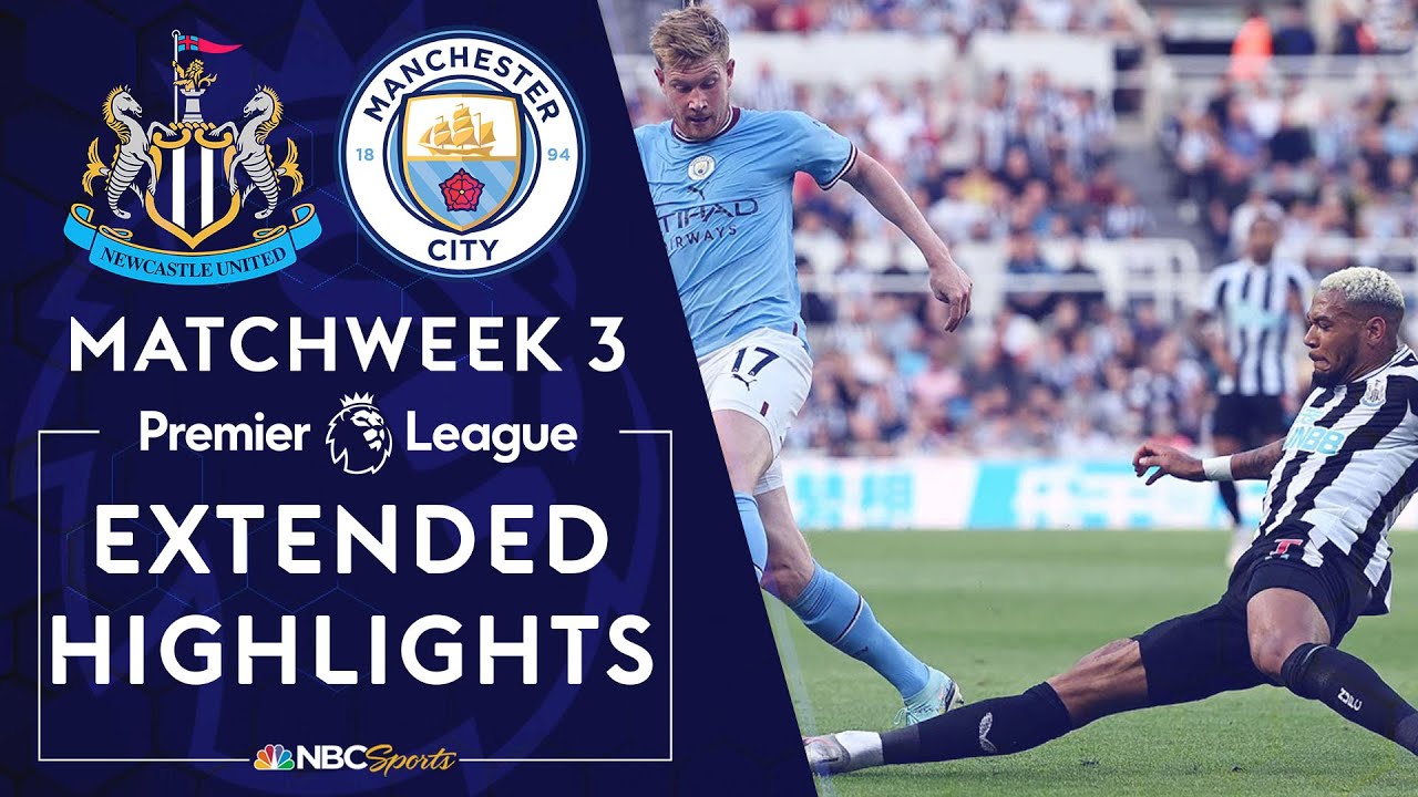 ophobe peber span Newcastle United v. Manchester City | PREMIER LEAGUE HIGHLIGHTS | 8/21/2022  | NBC Sports - YouTube