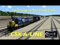 Run 8 Train Simulator V3 - Hyrail Simulations CSX A-Line - Moncrief Yard Switching with GP40-2