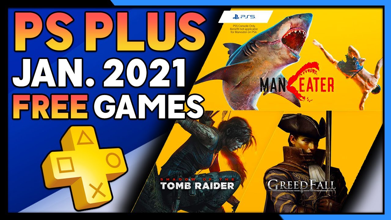 Maneater e Tomb Raider estão grátis na PS Plus em janeiro de 2021