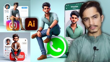 How to create 3D AI Social media Images | Ai Portraits Trend 2024 | bing image creator tutorial | Ai