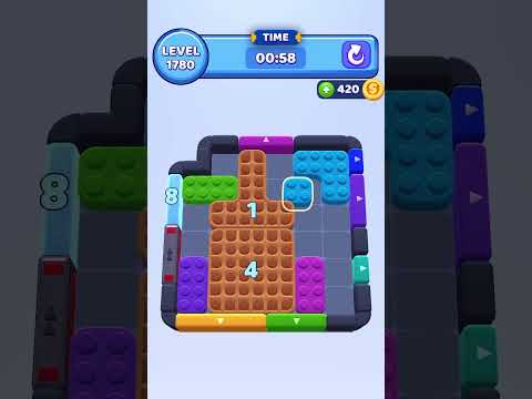 Color Block Jam level 1780 no power ups #games #gaming #gameplay#colorblockjamlevel1780