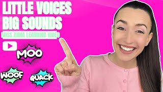 Baby Animals & Sounds For Speech - Baby & Toddler Learning Video -Counting, Fun Songs, Signs & More