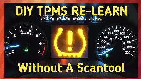 How To Relearn & Reset TPMS (Tire Pressure Monitor Sensor) Light. DIY 2015-2020 Ford F-150
