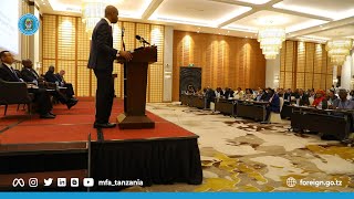 HON. MINISTER MAKAMBAs  SPEECH TO THE DIPLOMATIC CORP IN TANZANIA  SEPT. 21 2023