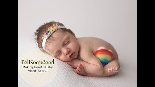 How to make Soft wool hearts a Video by FeltSoapGood screenshot 5