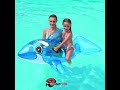 41037 Bestway 157x94cm vinyl transparent whale rider 3 years!