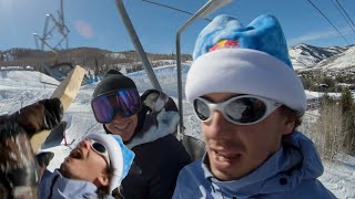 Mark McMorris Vs Terje Haakonsen  SNOW SKATE RACE