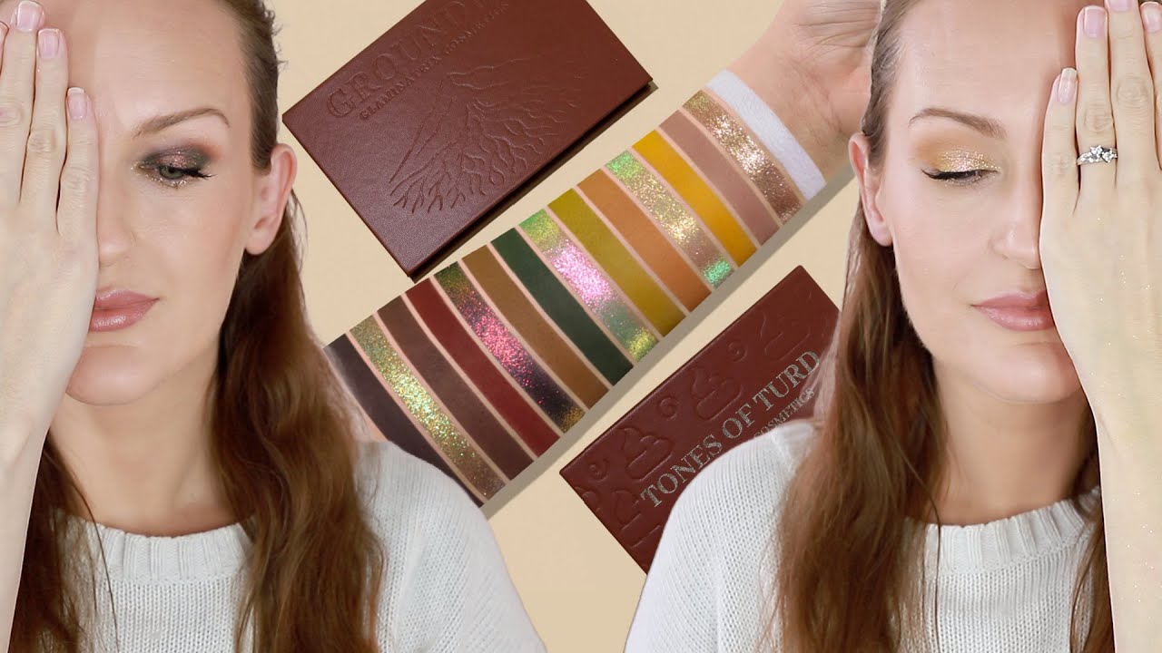Glaminatrix cosmetics GROUNDEDアイシャドウパレット Glaminatrix Cosmetics Grounded/Tones of Turd | April Fool's Joke