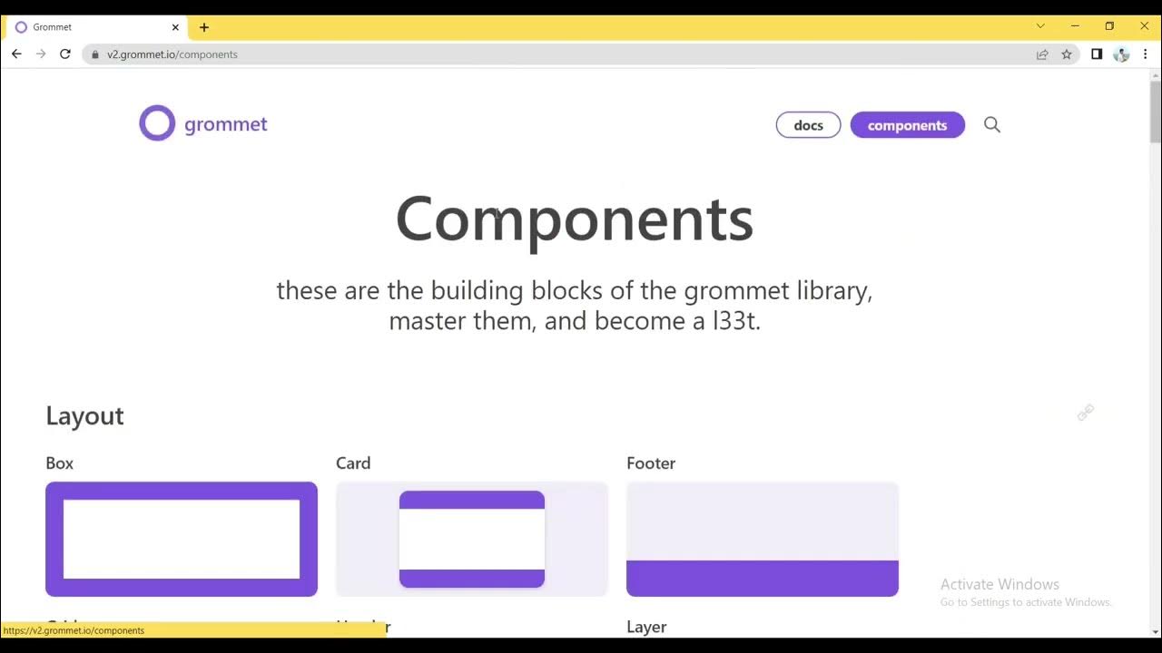 Grommet React UI Framework YouTube