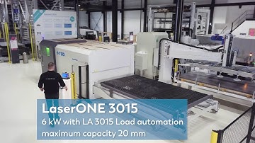 LVD LaserONE: the affordable top-quality fiber laser cutting machine