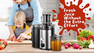 Qcen Juicer Machine, 500W Centrifugal Juicer Extractor | Best Centrifugal Juicer Extractor