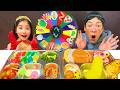 Pink vs Blue Food Challenge.Mukbang