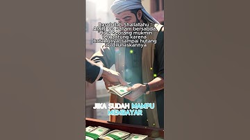 AKIBAT HUTANG TIDAK DIBAYAR - belajar Islam #shorts #short