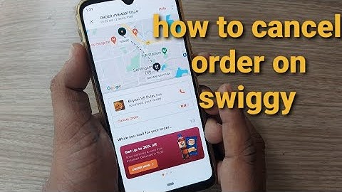 4K | how to cancel order on swiggy | step by step process in telugu