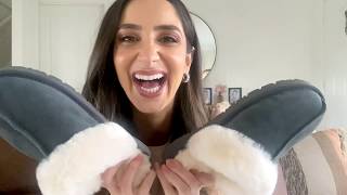 UGG Slippers,Australia Premium Sheepskin,Unisex Muffin Scuff #15564