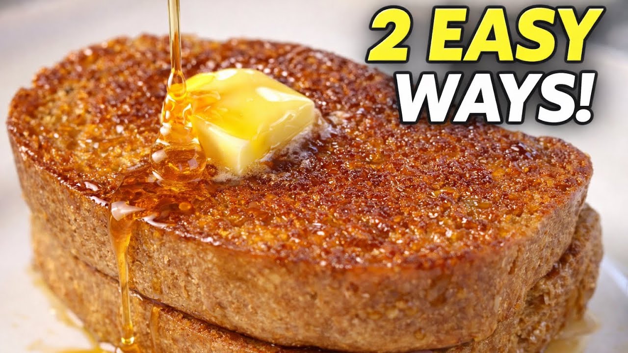 The BEST Honey Butter Toast Recipe (2 Simple Methods!) 5-Minute Breakfast Idea | Crispy & Sweet