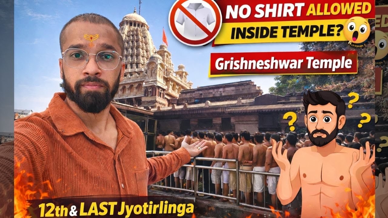 EP 07 | 12th & LAST Jyotirlinga of Mahadev 😮 | Grishneshwar Temple🔱