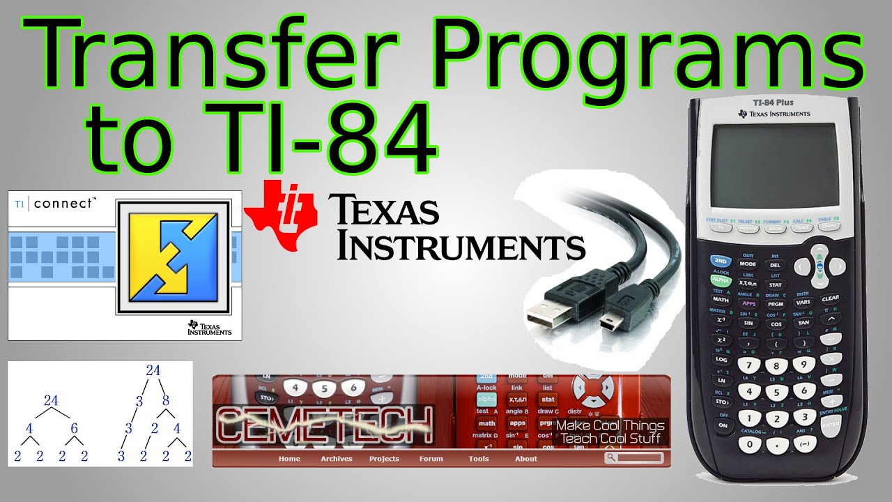 Ti Graphing Calculator Programs