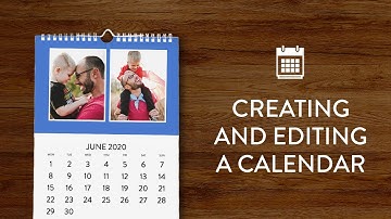 Creating and editing a calendar in Snapfish