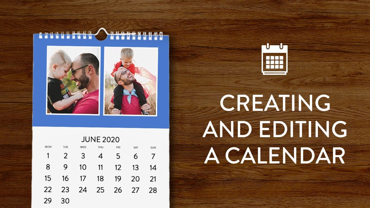 Creating And Editing A Calendar In Snapfish Youtube