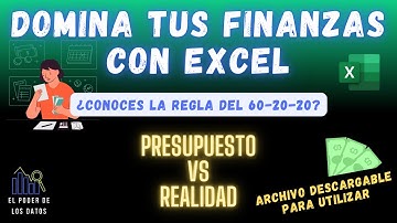 Domina tus Finanzas Personales con Excel! | Presupuesto 60-20-20