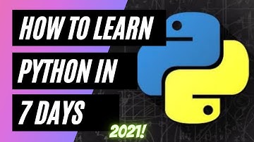 How to learn Python in 7 days