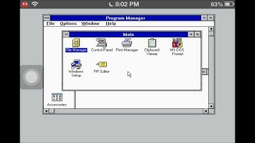 Windows 3.1 running on iPhone