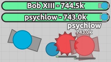 OVER 700K WITH HYBRID! Dominating the Server & Destroying TEAMS! (Diep.io FFA Gameplay)