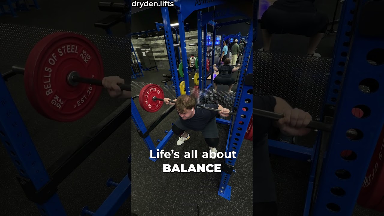 Life's all about balance  