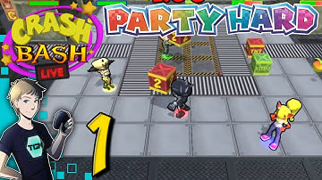 Crash Bash LIVE! Fangame - Part 1: Brand New Concepts! (Party Hard - Episode 93)