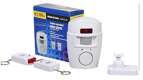 Cheap Tech Traders caravan/shed alarm with added  RF remote