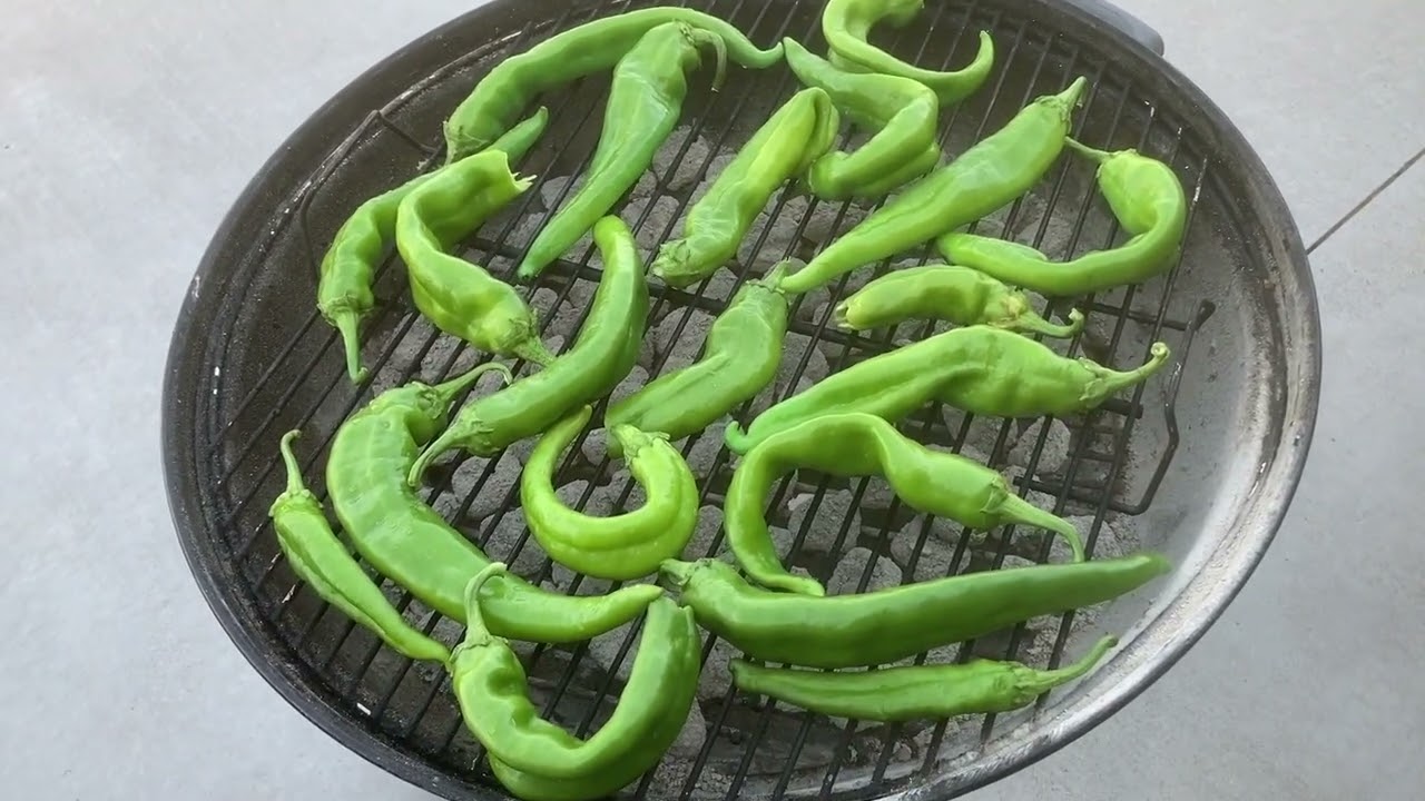 Harvesting, Grilling, Freezing and Preserving Guizeppi Peppers