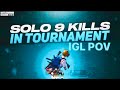 IGL Pov,Solo 9 kill🤫BGMI Scrims , #bgmihighlights