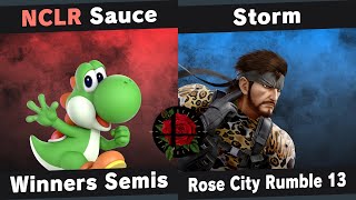 Rcr 13 Winners Semis - Sauce Yoshi Vs Storm Snake - Smash Ultimate