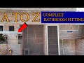 COMPLEET BATHROOM PIPE FITTING|WATER TANK INSTALL|best bathroom fittings